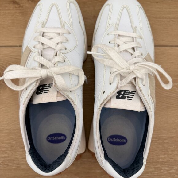 Womens New Balance 327 Sneakers Shoes - White Leather 8.5 - Picture 7 of 9